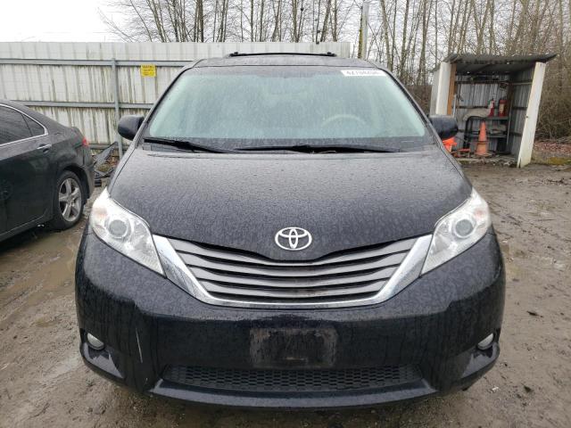 5TDYK3DC1BS167986 - 2011 TOYOTA SIENNA XLE BLACK photo 5