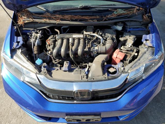 3HGGK5H89KM706322 - 2019 HONDA FIT EX BLUE photo 11