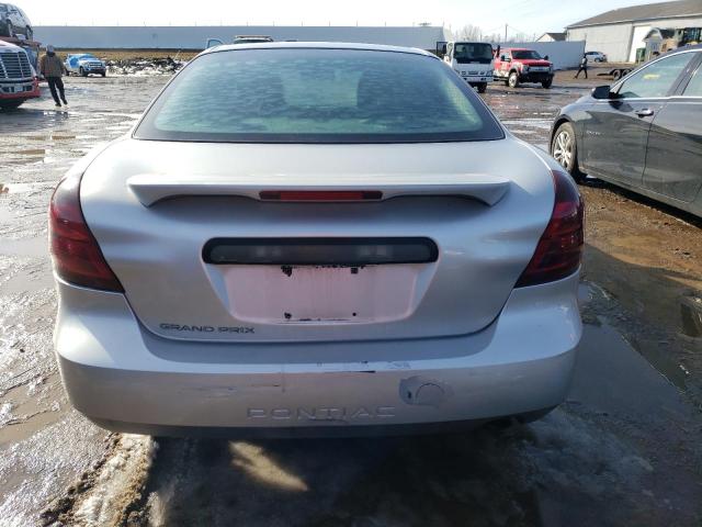 2G2WP522551298272 - 2005 PONTIAC GRAND PRIX SILVER photo 6