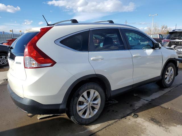 5J6RM4H77CL053053 - 2012 HONDA CR-V EXL WHITE photo 3