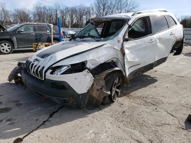 1C4PJMBS7HW612674 - 2017 JEEP CHEROKEE TRAILHAWK WHITE photo 1