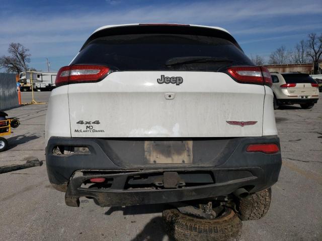 1C4PJMBS7HW612674 - 2017 JEEP CHEROKEE TRAILHAWK WHITE photo 6