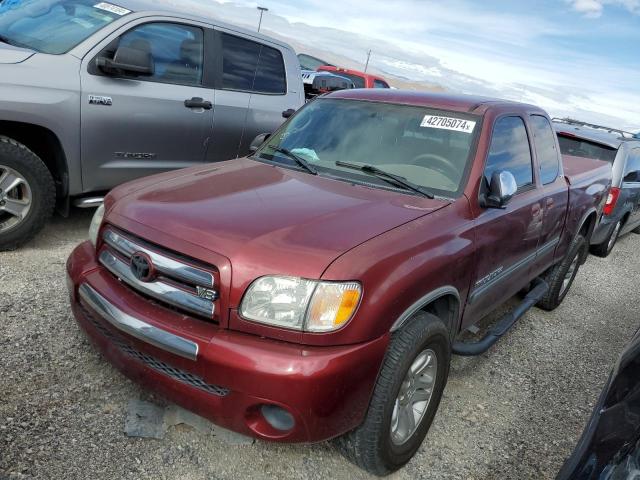 5TBRT34133S419778 - 2003 TOYOTA TUNDRA ACCESS CAB SR5 RED photo 1