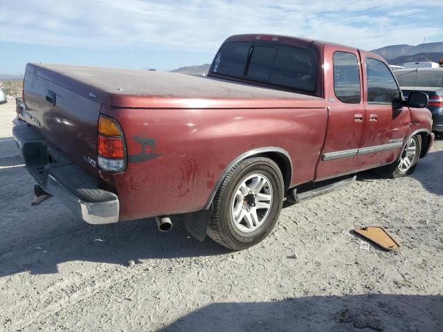 5TBRT34133S419778 - 2003 TOYOTA TUNDRA ACCESS CAB SR5 RED photo 3