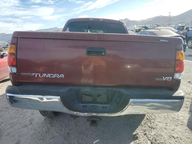 5TBRT34133S419778 - 2003 TOYOTA TUNDRA ACCESS CAB SR5 RED photo 6