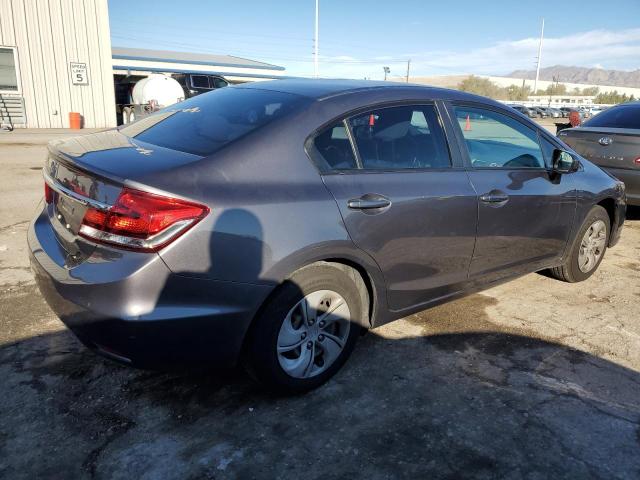 19XFB2F53EE224476 - 2014 HONDA CIVIC LX GRAY photo 3