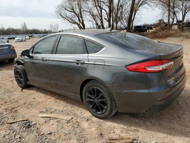 3FA6P0HD6LR256893 - 2020 FORD FUSION SE GRAY photo 2