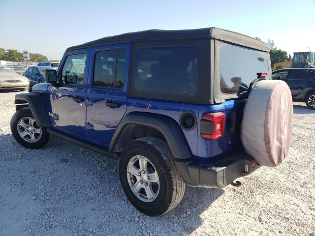 1C4HJXDG7JW181449 - 2018 JEEP WRANGLER U SPORT Синій фото 2