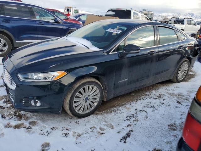 3FA6P0LU7ER192177 - 2014 FORD FUSION SE HYBRID BLACK photo 1