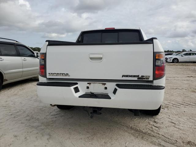 2HJYK16578H541619 - 2008 HONDA RIDGELINE RTL WHITE photo 6