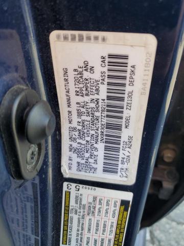 1NXBR30E77Z782114 - 2007 TOYOTA COROLLA CE BLUE photo 12