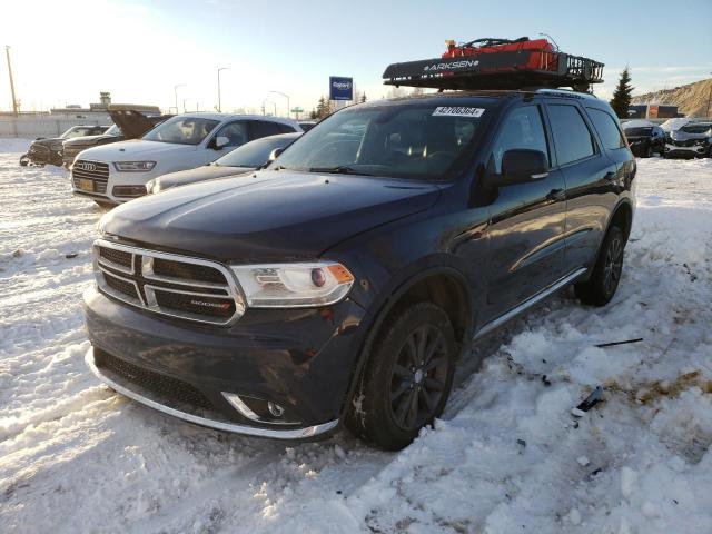 1C4RDJDGXEC477145 - 2014 DODGE DURANGO LIMITED BLUE photo 1