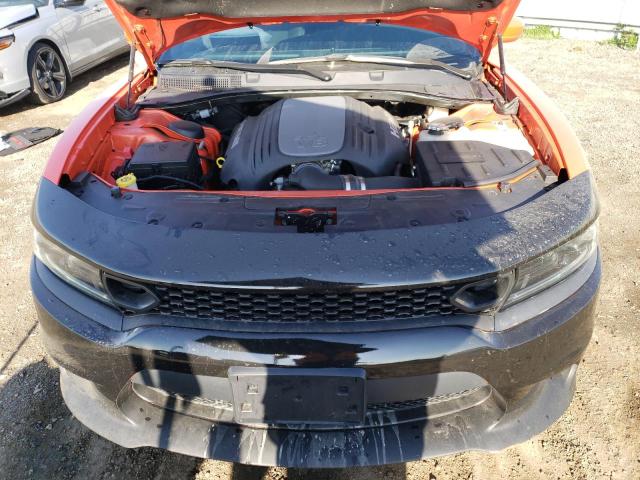 2C3CDXCT5NH103616 - 2022 DODGE CHARGER R/T ORANGE photo 11