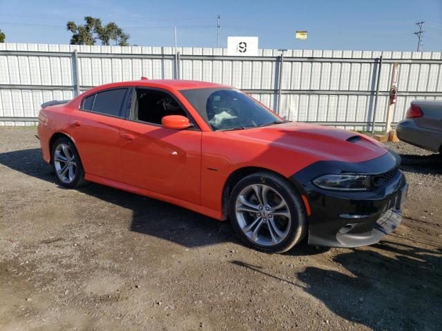 2C3CDXCT5NH103616 - 2022 DODGE CHARGER R/T ORANGE photo 4