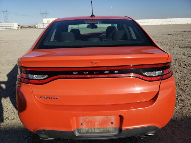 1C3CDFBB8FD407704 - 2015 DODGE DART SXT ORANGE photo 6