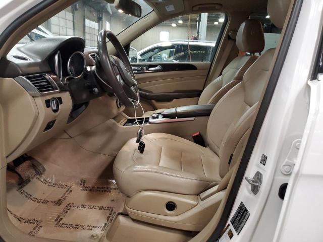 4JGDA5HB0EA439603 - 2014 MERCEDES-BENZ ML 350 4MATIC WHITE photo 7