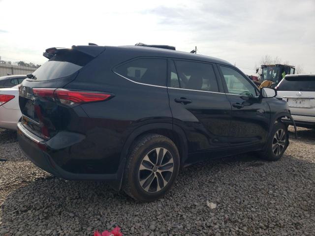 5TDGZRBH8LS046463 - 2020 TOYOTA HIGHLANDER XLE 黑色 照片 3