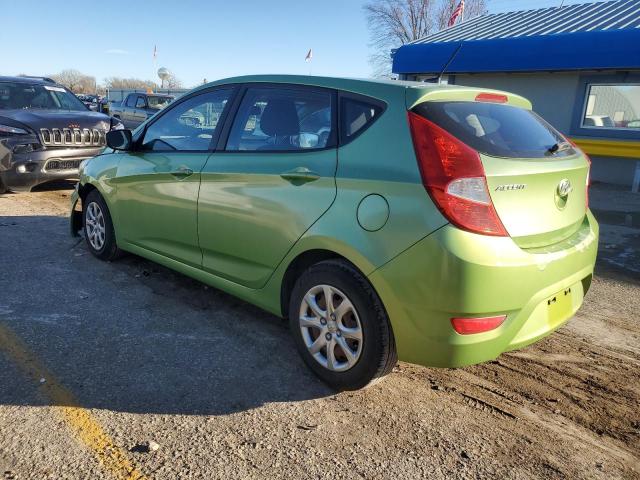 KMHCT5AE3DU069593 - 2013 HYUNDAI ACCENT GLS GREEN photo 2