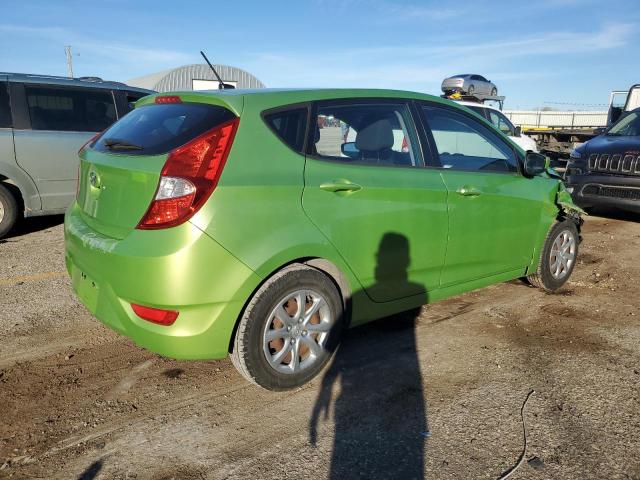 KMHCT5AE3DU069593 - 2013 HYUNDAI ACCENT GLS GREEN photo 3