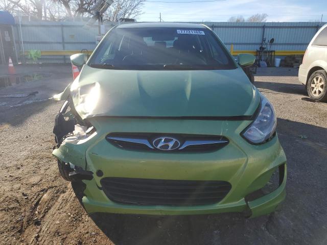 KMHCT5AE3DU069593 - 2013 HYUNDAI ACCENT GLS GREEN photo 5