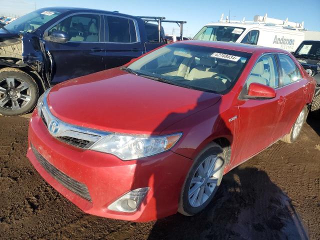 4T1BD1FK1CU026806 - 2012 TOYOTA CAMRY HYBRID RED photo 1