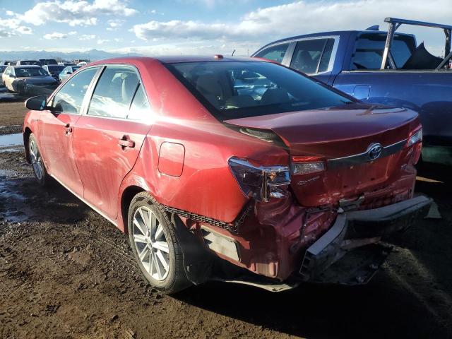 4T1BD1FK1CU026806 - 2012 TOYOTA CAMRY HYBRID RED photo 2