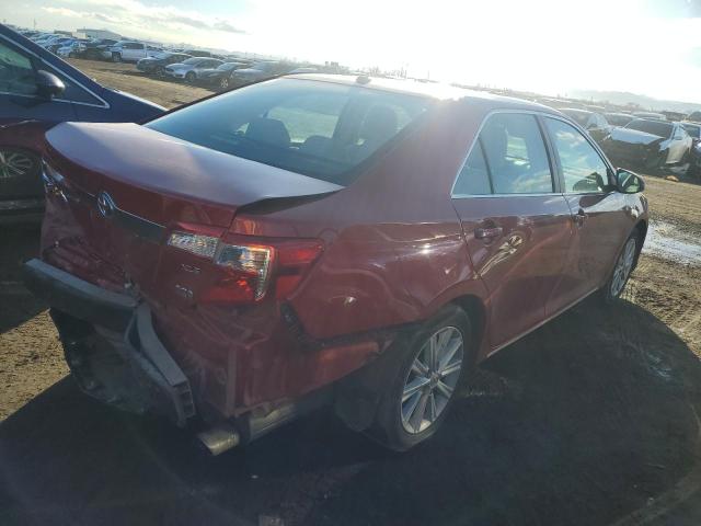 4T1BD1FK1CU026806 - 2012 TOYOTA CAMRY HYBRID RED photo 3