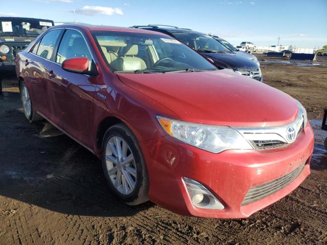 4T1BD1FK1CU026806 - 2012 TOYOTA CAMRY HYBRID RED photo 4