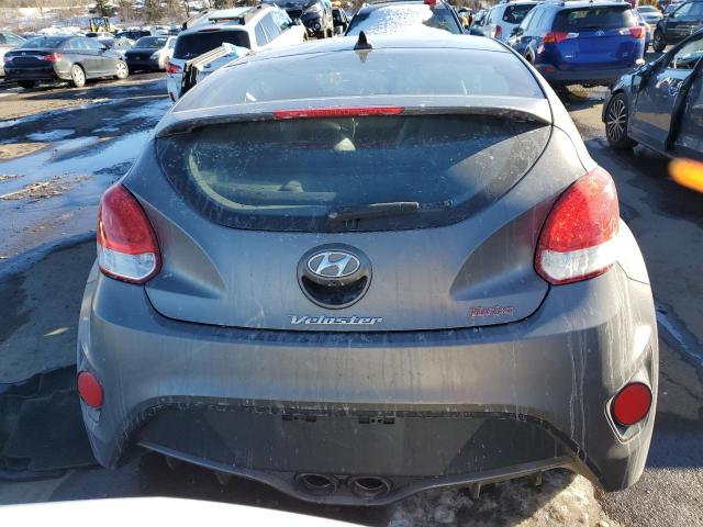 KMHTC6AEXFU226660 - 2015 HYUNDAI VELOSTER TURBO GRAY photo 6