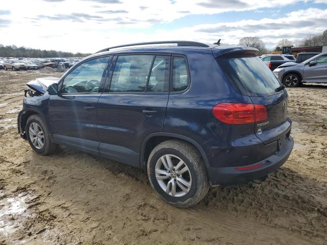 WVGAV7AX5GW600509 - 2016 VOLKSWAGEN TIGUAN S BLUE photo 2