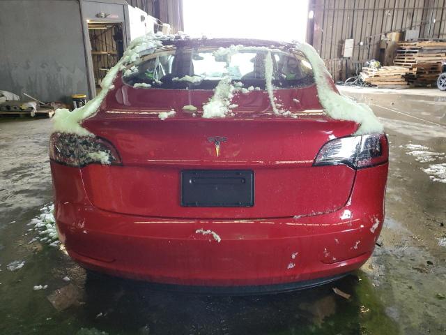 5YJ3E1EA7PF556968 - 2023 TESLA MODEL 3 RED photo 6