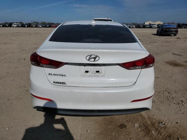 5NPD84LF7JH307557 - 2018 HYUNDAI ELANTRA SEL WHITE photo 6