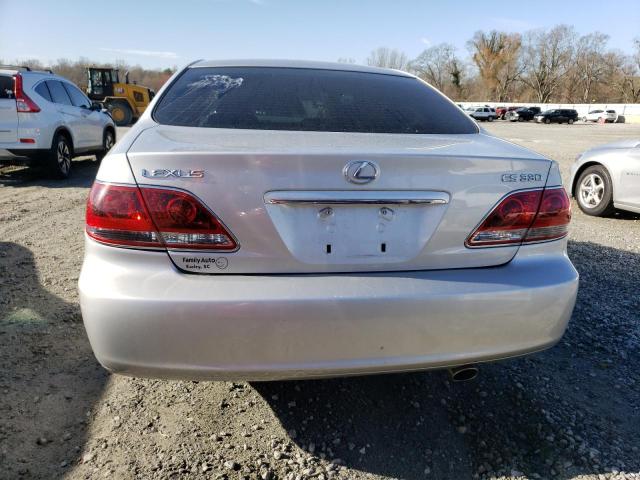 JTHBA30G555141899 - 2005 LEXUS ES 330 SILVER photo 6