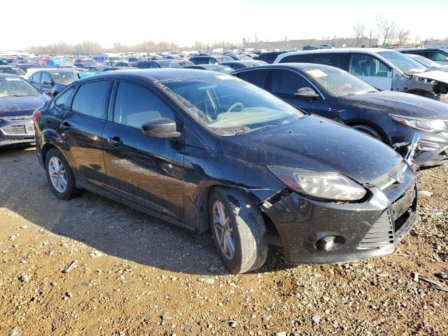 1FAHP3F21CL404264 - 2012 FORD FOCUS SE BLACK photo 4