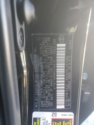 4T1G11AK8RU246510 - 2024 TOYOTA CAMRY SE NIGHT SHADE BLACK photo 12