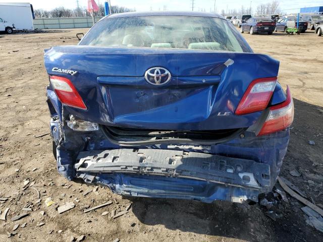 4T1BE46K68U257190 - 2008 TOYOTA CAMRY CE BLUE photo 6