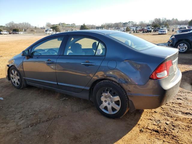 2HGFA1F54AH585406 - 2010 HONDA CIVIC LX GRAY photo 2