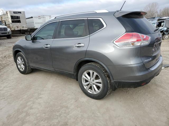 KNMAT2MV2FP554105 - 2015 NISSAN ROGUE S GRAY photo 2