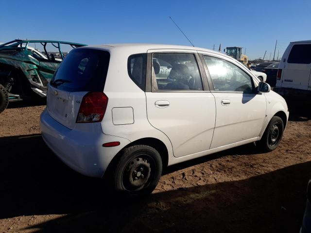 KL1TD666X7B763956 - 2007 CHEVROLET AVEO BASE WHITE photo 3
