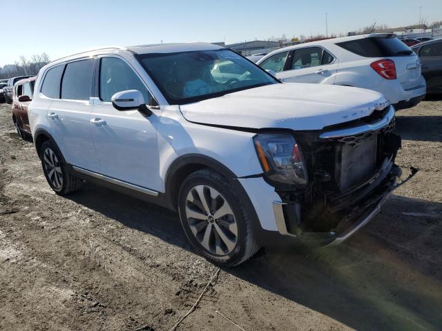 5XYP3DHC2MG133399 - 2021 KIA TELLURIDE EX WHITE photo 4