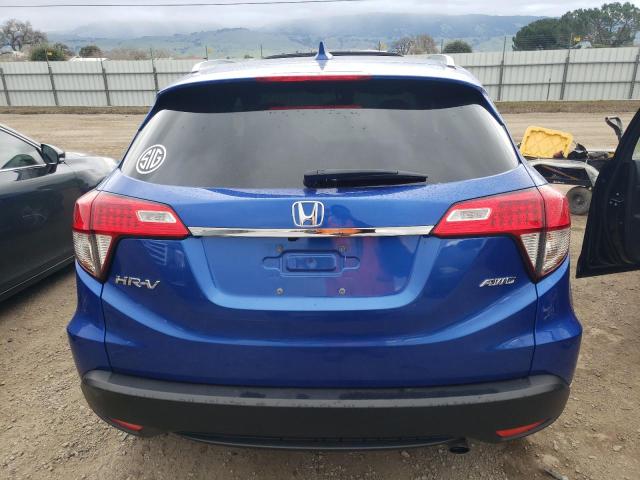 3CZRU6H58MM733604 - 2021 HONDA HR-V EX BLUE photo 6