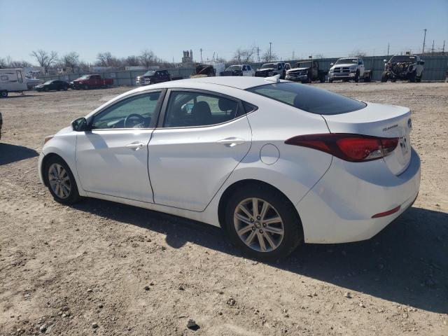 5NPDH4AE0GH749308 - 2016 HYUNDAI ELANTRA SE WHITE photo 2