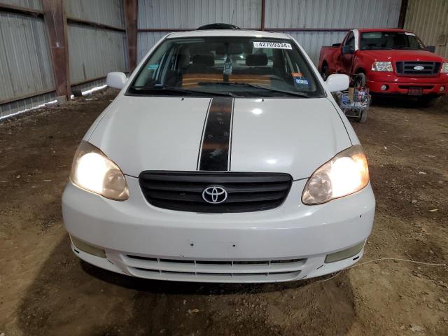 1NXBR32E84Z274629 - 2004 TOYOTA COROLLA CE WHITE photo 5