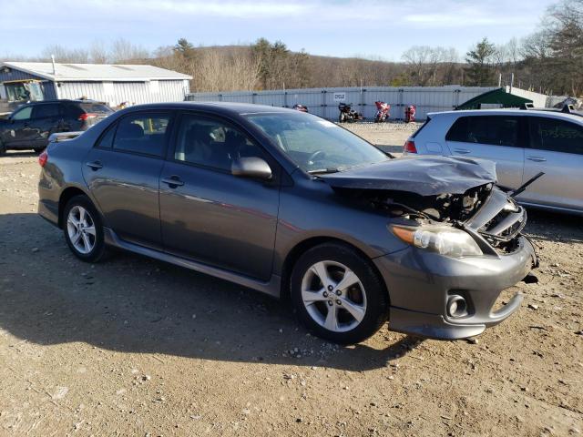 2T1BU4EE1CC904135 - 2012 TOYOTA COROLLA BASE GRAY photo 4