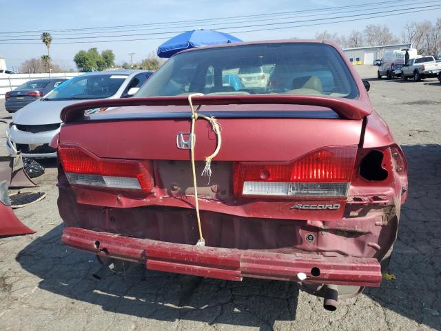 1HGCG16571A019689 - 2001 HONDA ACCORD EX RED photo 6