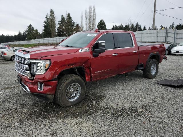 1GT49WEY2NF134134 - 2022 GMC SIERRA K3500 DENALI BURGUNDY photo 1