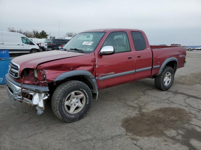 5TBBT4413YS123223 - 2000 TOYOTA TUNDRA ACCESS CAB RED photo 1