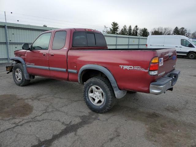 5TBBT4413YS123223 - 2000 TOYOTA TUNDRA ACCESS CAB RED photo 2