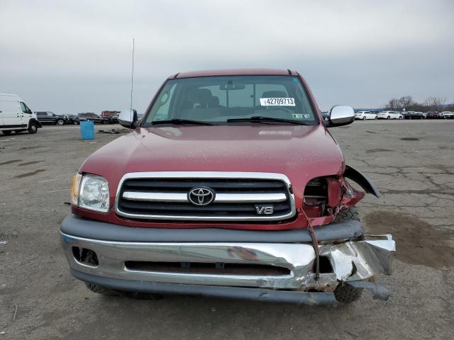 5TBBT4413YS123223 - 2000 TOYOTA TUNDRA ACCESS CAB RED photo 5