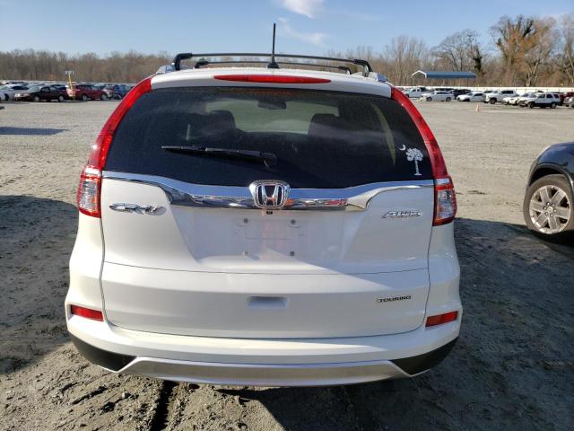 5J6RM4H95FL103518 - 2015 HONDA CR-V TOURING WHITE photo 6